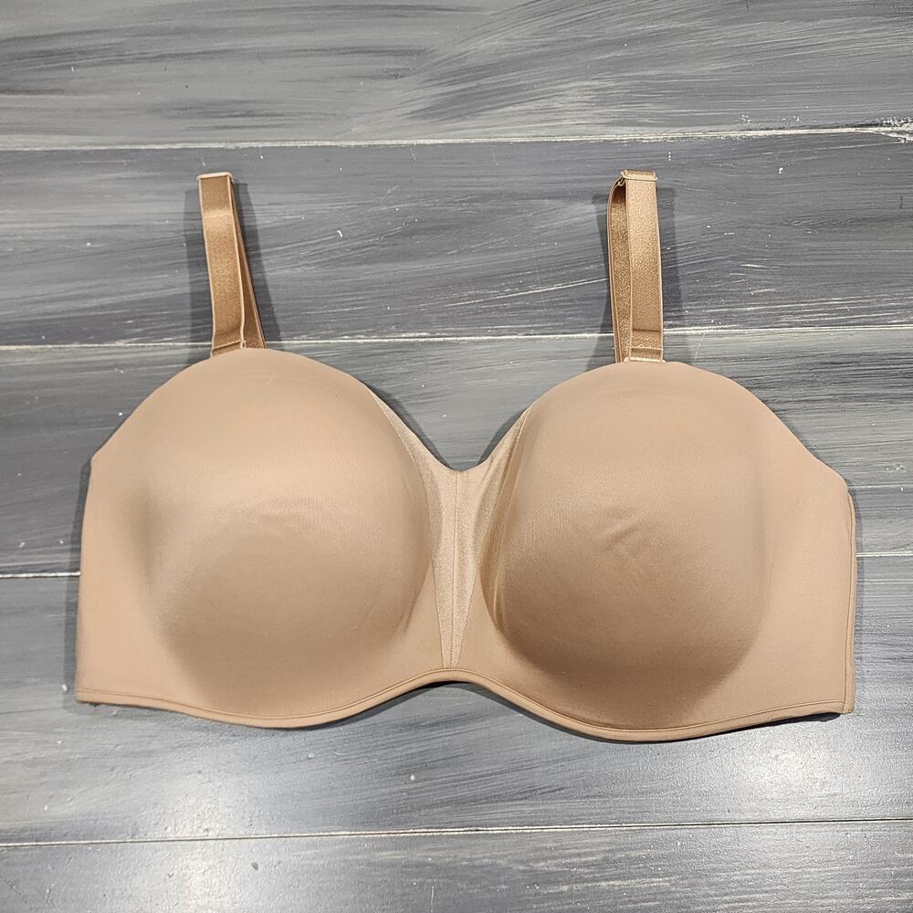 Soma Stunning Starlet Strapless Bra 40DDD Beige‎